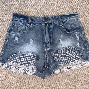 jean shorts